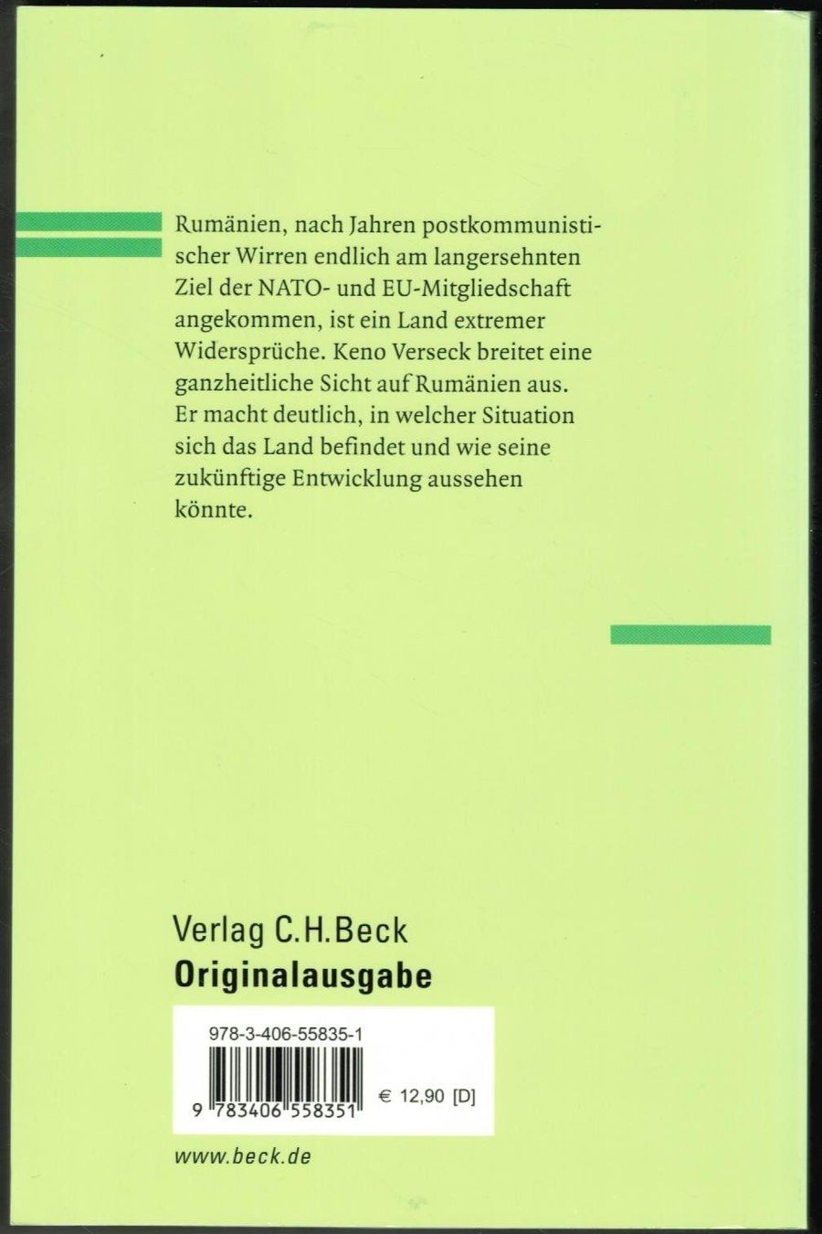 Libri: Rumänien (C.H. Beck 2007) – Nuovo (secondo la descrizione) da Zürich venduto da Tolima194 1