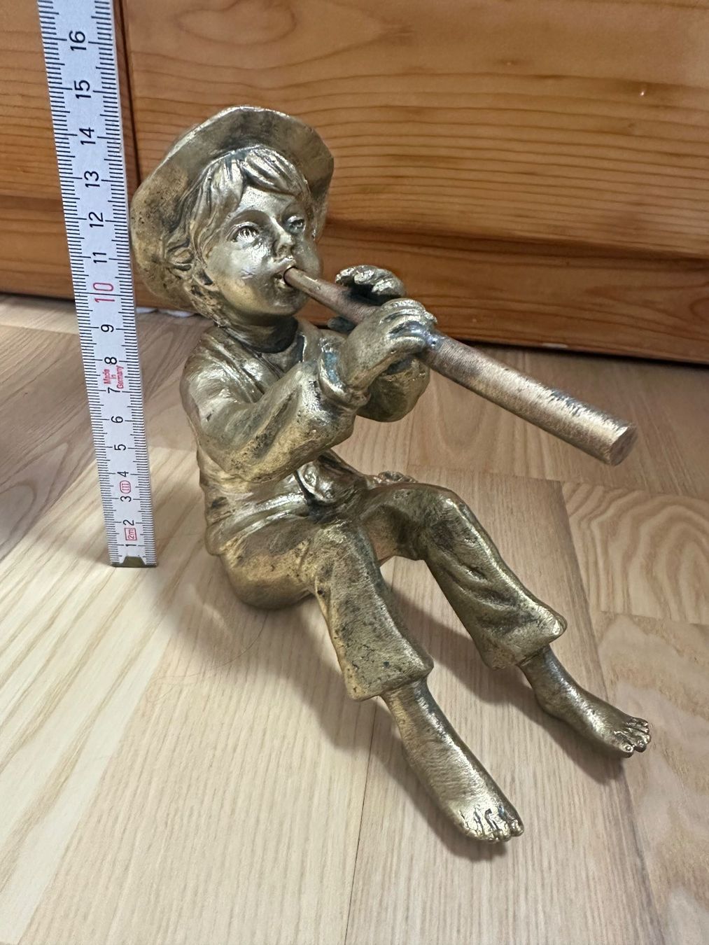 Statuette: Kleiner Junge aus Messing – Usato da Zürich venduto da kuszi