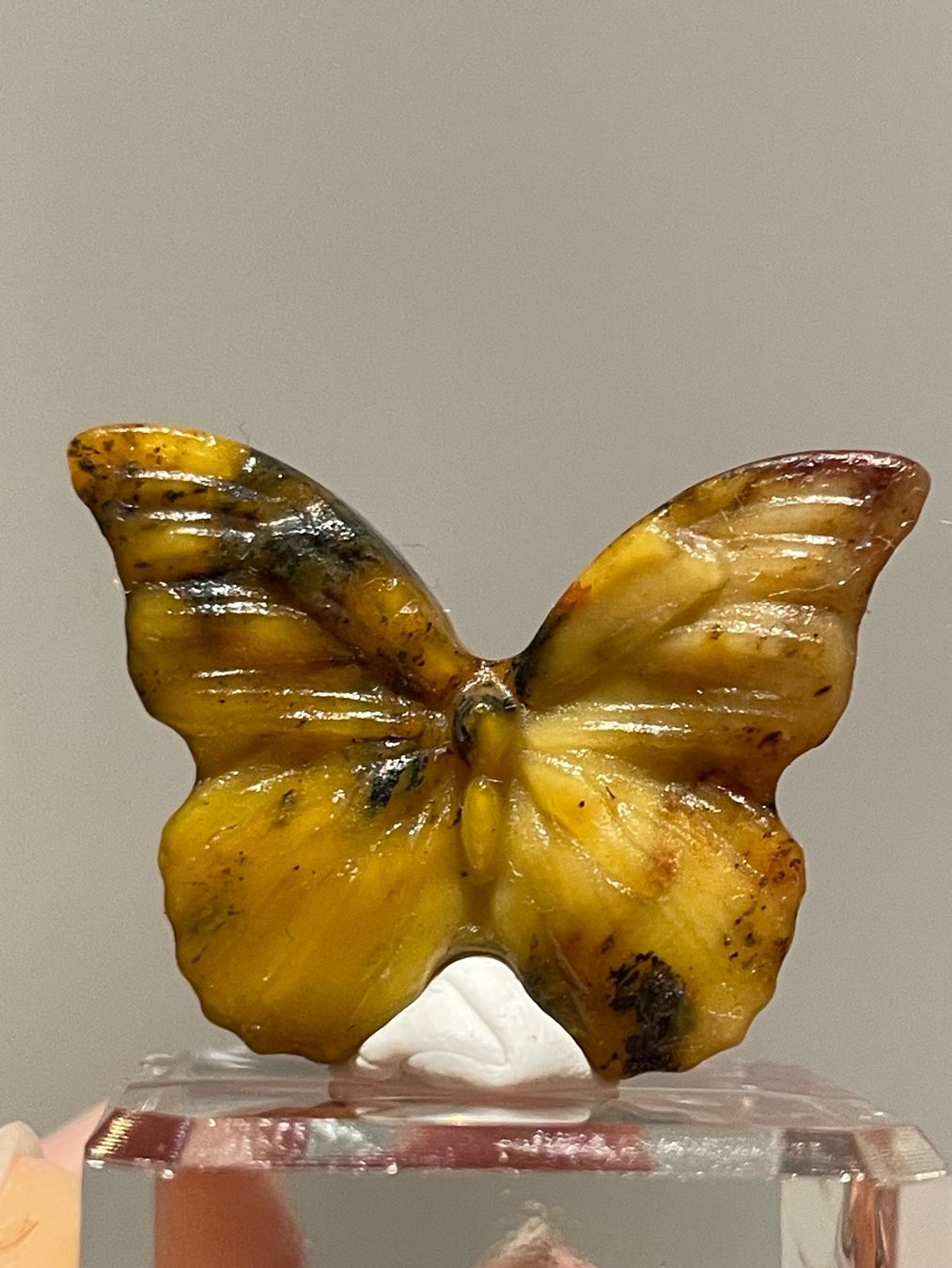 Anhänger: Echte chinesische -Jade Schmetterling Ca.2cm – Neu (gemäss Beschreibung) aus Schiers von sisikristall 4