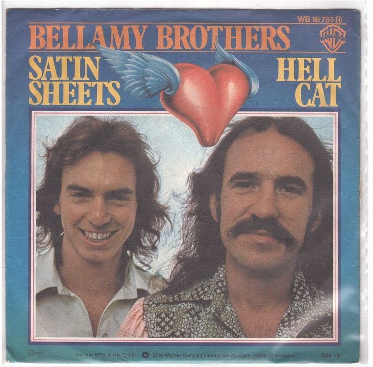 Schallplatten: Single7  Bellamy Brothers  --  Satin Sheets – Gebraucht aus Rheinau von asteng