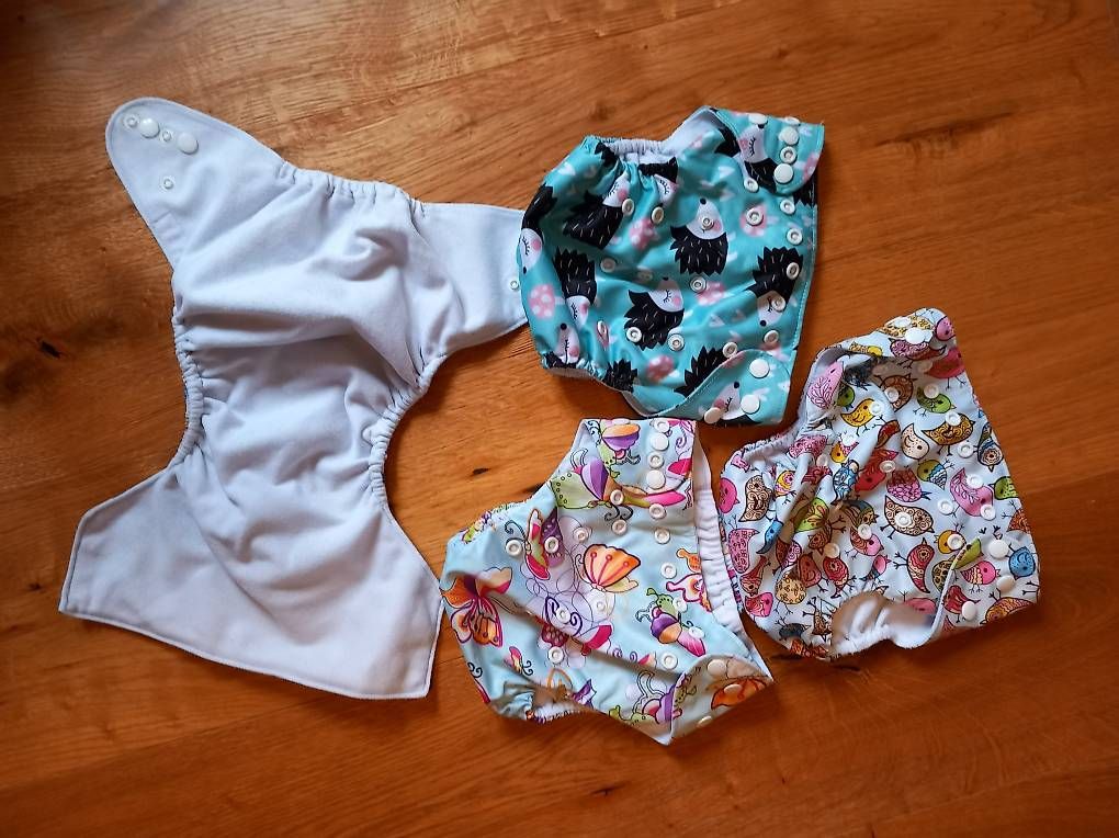 Secchi per pannolini & Pannolini: 4 x Pocketwindeln/Stoffwindeln – Usato da Herznach venduto da ann_jnm8 1