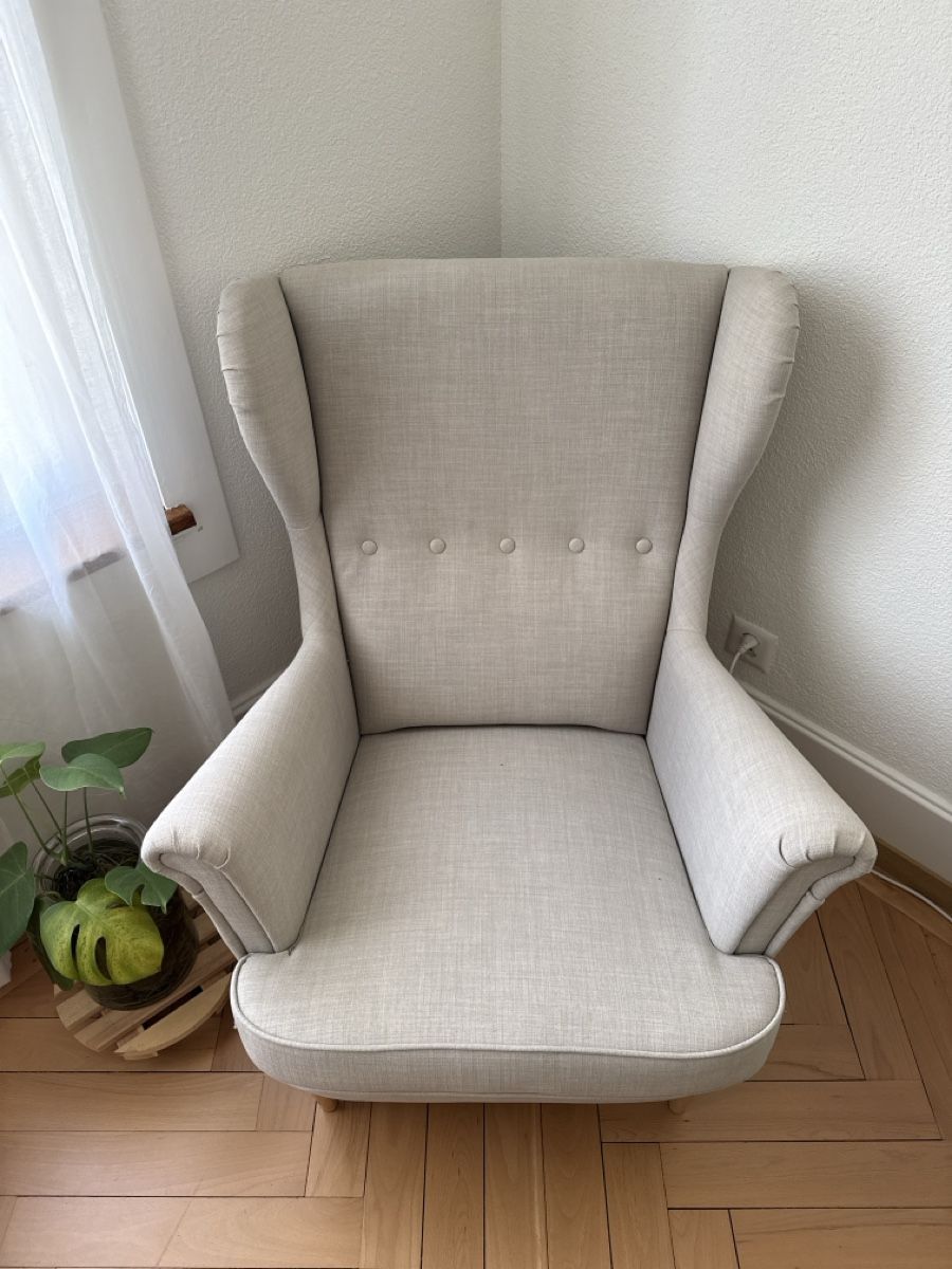 Ikea Sessel: Sessel Ikea hellgrau Strandmon guter Zustand – Gebraucht aus Bern von ami_s6c2