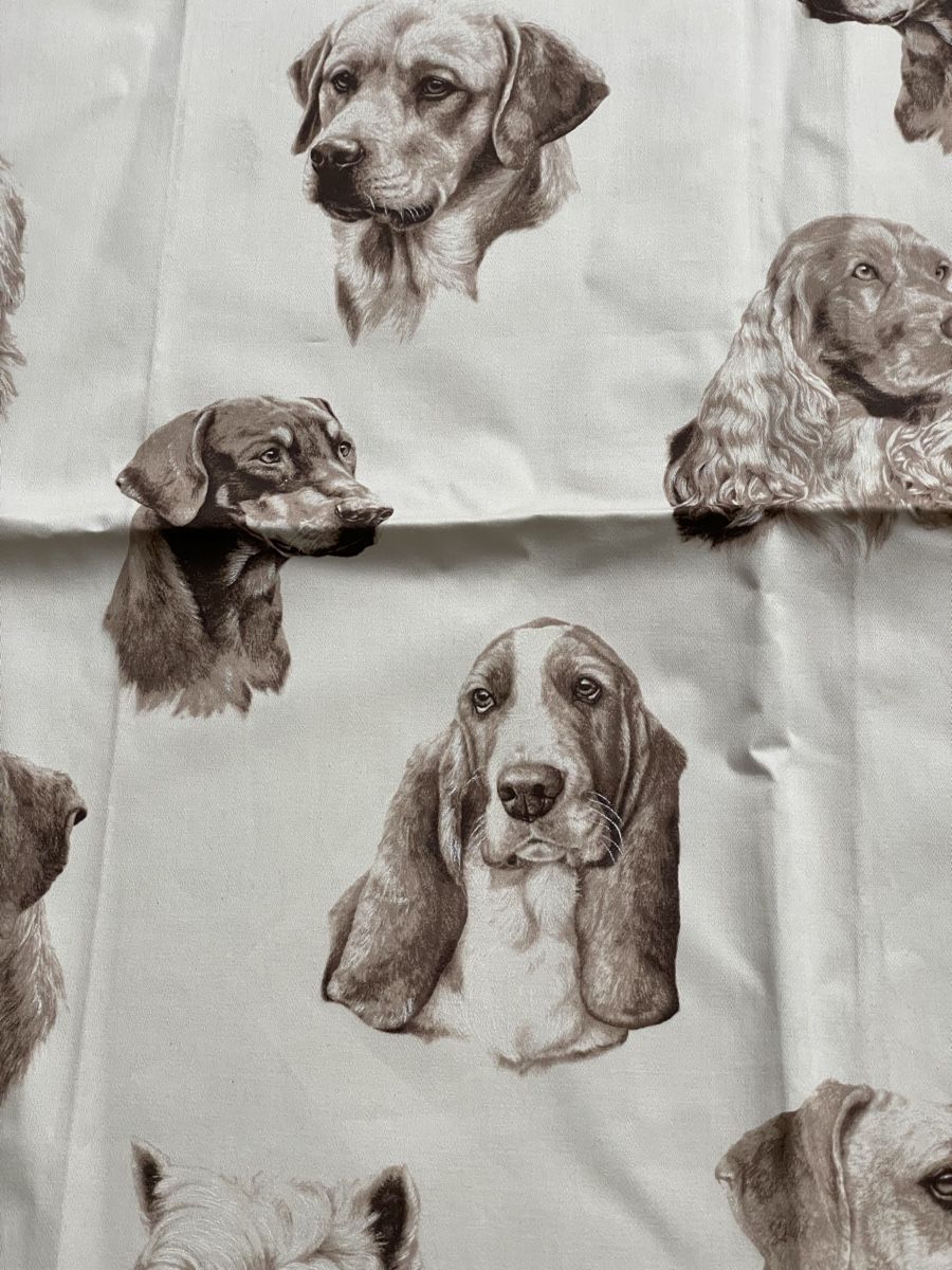 Stoffe: Stoff mit Hundengesicht-Aufdruck – Neu (gemäss Beschreibung) aus Winterthur von tat_ky5h 2