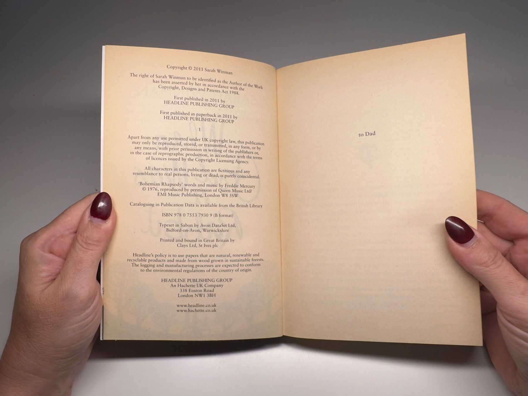 Libri: NOVEL: Sarah Winman, When god was a rabbit – Usato da Grosswangen venduto da English_books 2