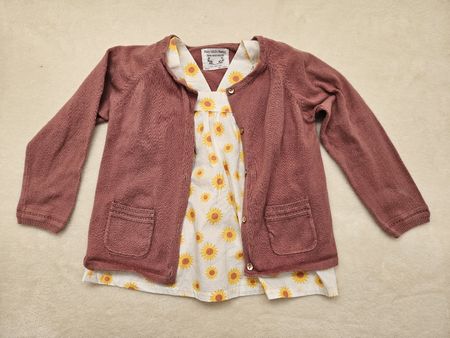 Set Strickjacke mit Top, Gr. 86