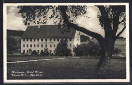Mariastein, Blick auf Hotel Kreuz, Bes. 