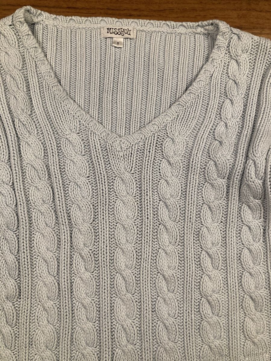 Maglioni & Felpe: Hellblauer Garnpullover S – Usato da Kesswil venduto da Branca-01 8