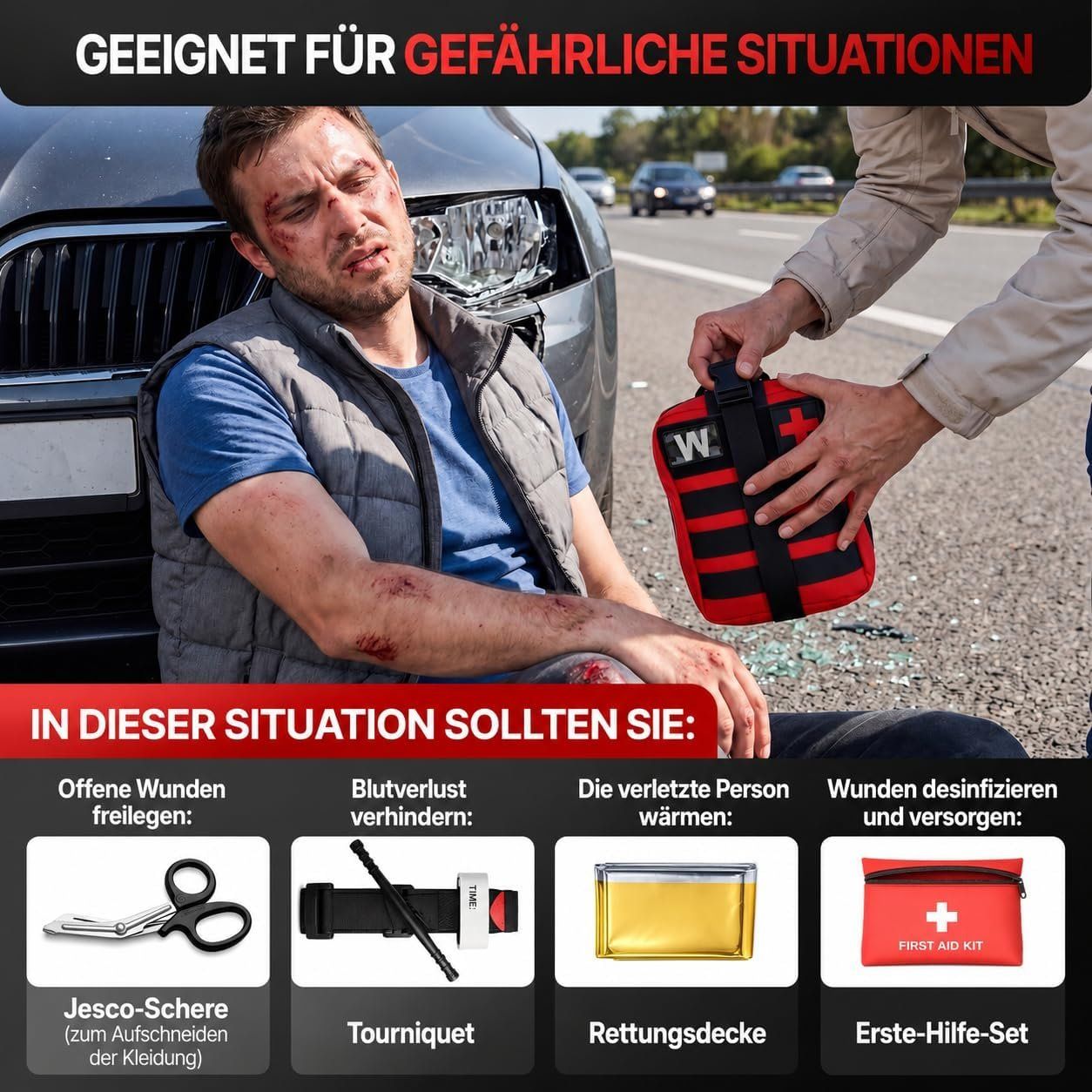 Alle Werkzeuge: Survival Kit Erste Hilfe Wasserfilter Outdoor – Neu und originalverpackt aus Schaffhausen von her_zt65 5