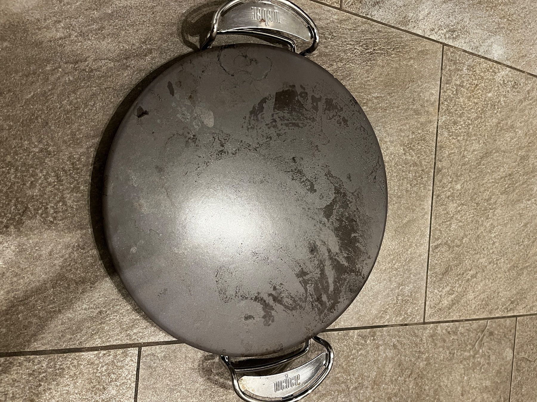 Weber Grills: Glasierter Pizzastein - WEBER Gourmet BBQ System – Neu (gemäss Beschreibung) aus Faellanden von csterus