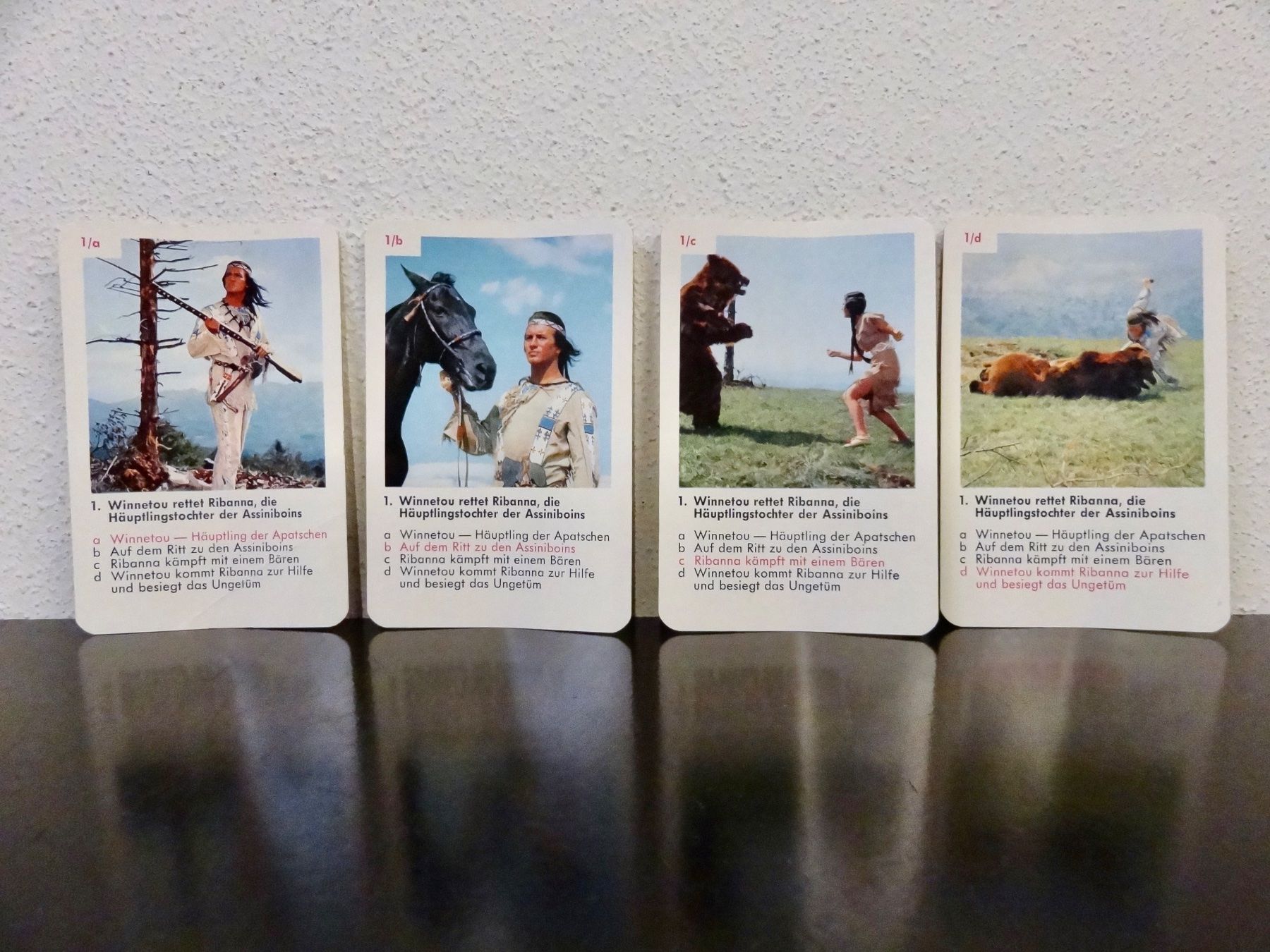 Spiele: schönes altes Quartett WINNETOU II – Gebraucht aus Kerzers von wisaundso 3