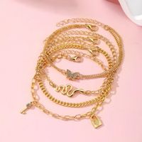 4 bracelets de cheville dorées NEUFS  ✨️