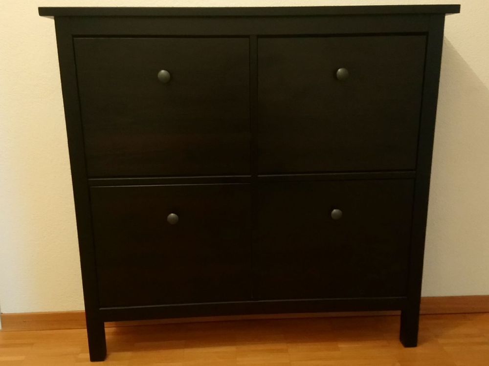 IKEA Hemnes Schuhschrank schwarzbraun Kaufen auf Ricardo