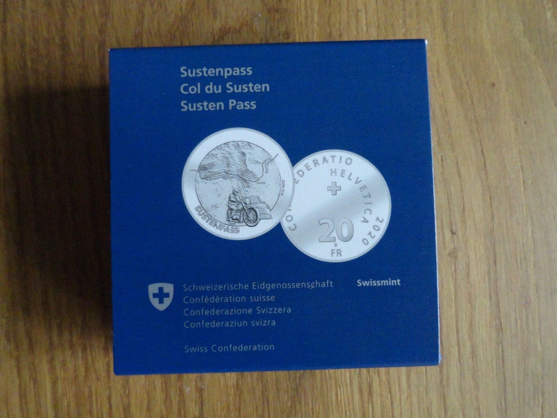 Tutti le monete: 20 Fr. Silber Sondermünze 2020 - "Sustenpass" – Nuovo e nell'imballaggio originale da Gerlafingen venduto da Shiva_74 7