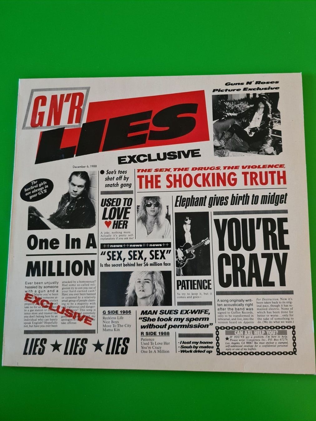 Dischi in vinile: GUNS N ROSES LIES – Usato da St. Gallen venduto da chilly81
