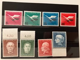BRD 1954/55 **, Mi 200-03, 205-08, KP 85.--