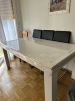 Table salle à manger design blanc 
