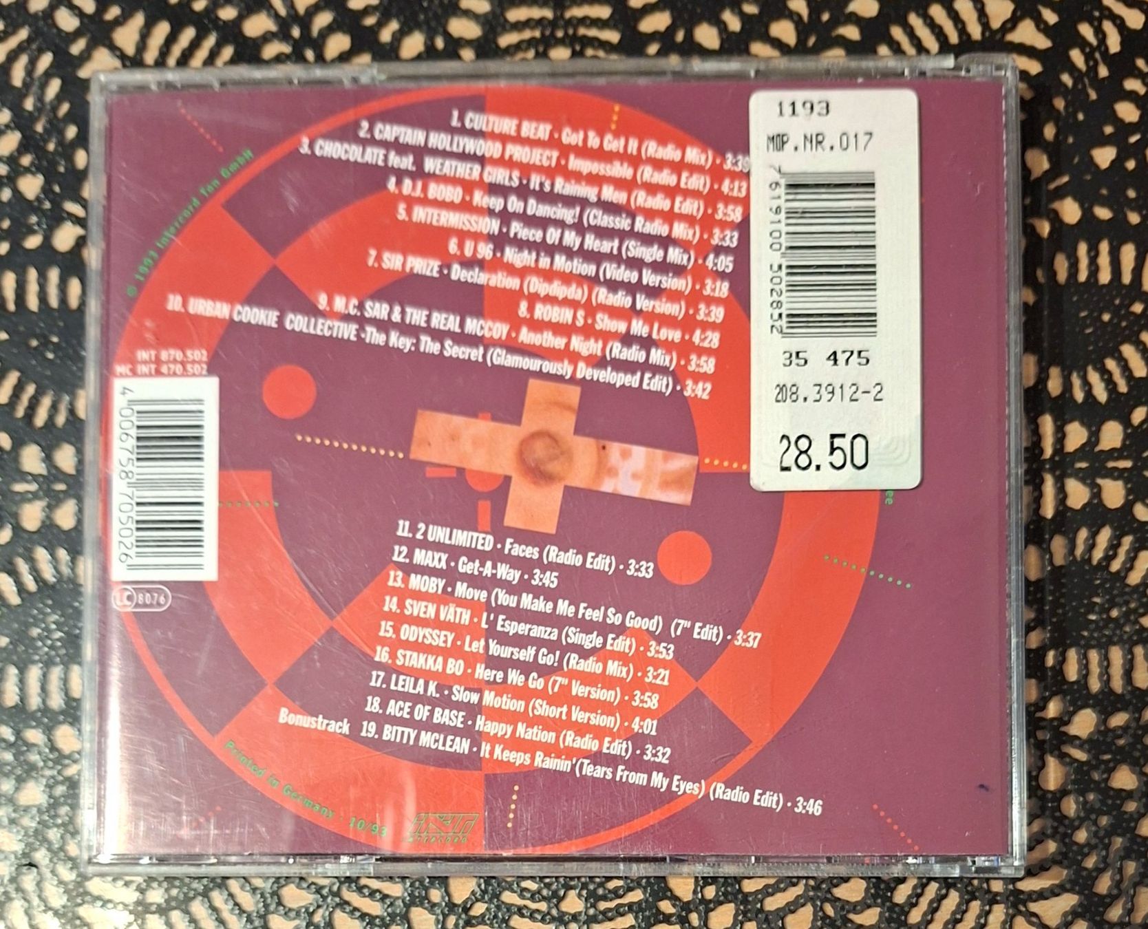 CD: Dance Mission Vol. 3, CD 1993, Hit Compilation, Sampler – Usato da Amriswil venduto da Celini3 1