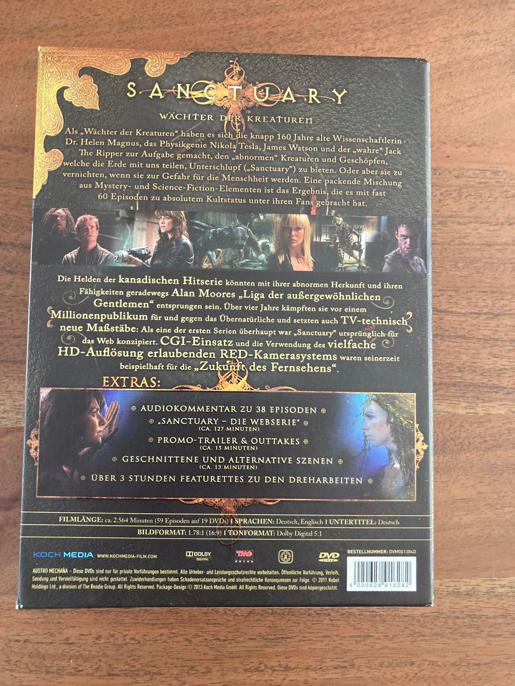 Tutti i DVDs: Sanctuary: Die komplette Serie – Usato da Mauensee venduto da Etrigan 1