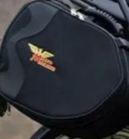 Borsa laterale moto nera logo A.M. (49)