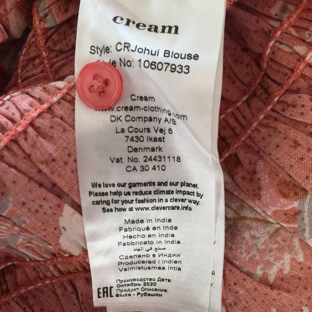 Cream Camicette: Neuware Bluse von Cream dänisches Label Gr. 38 – Usato da Kirchdorf AG venduto da coco123 7