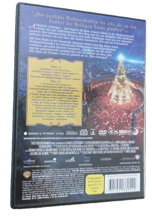 Tutti i DVDs: Der Polarexpress (DVD, 2 Disc Edition) – Usato da Wilen b. Wollerau venduto da morethanmusic 1