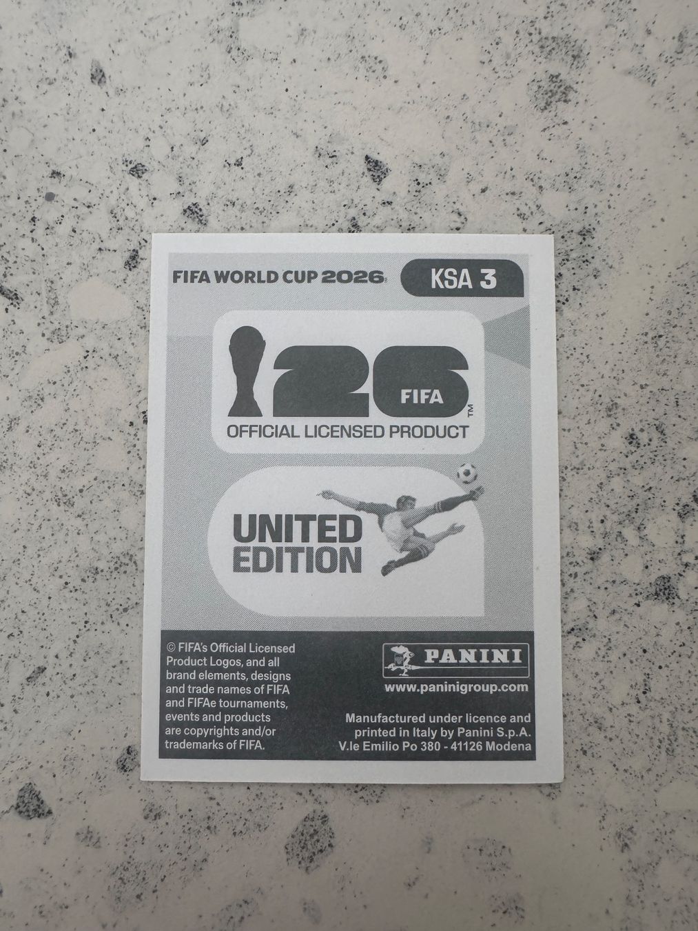 Panini Carte collezionabili: Abdulrahman Alsanbi – Usato da Volketswil venduto da Stf801210 1