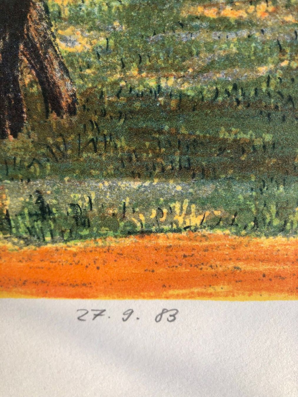 Grafica & Litografie: Lithographie von Hansjörg Flückiger 1983 – Usato da Winterthur venduto da Barunggeli 2