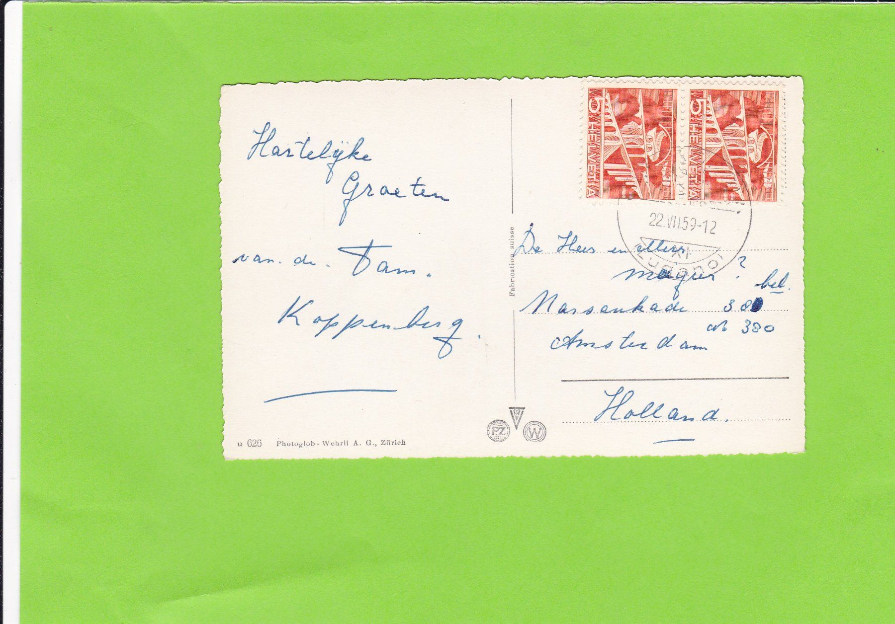 Cartoline postali: Gandria – Usato da St. Peterzell venduto da neckertal 1