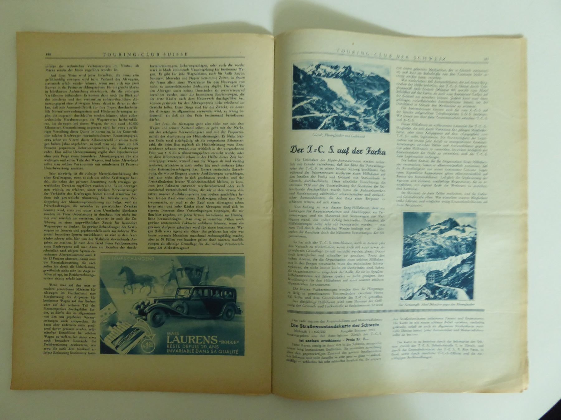 Zeitschriften & Magazine: 1933 Zeitschrift vom T. C. S. – Gebraucht aus Zürich von Chaeffeler 4