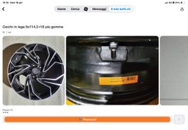 Alufelgen 5x114.3 R18 mit Pneu neu