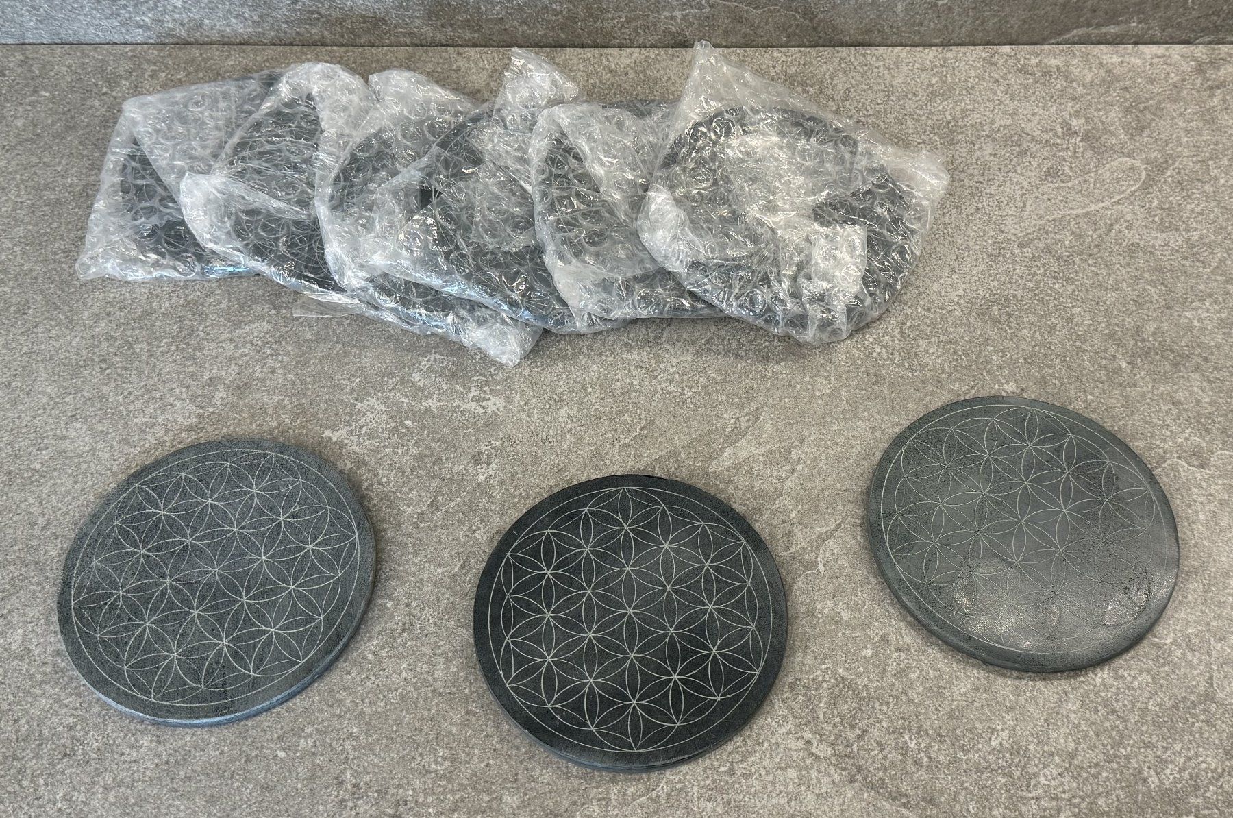 Sottobicchieri: LEBENSBLUME Untersetzer "Energie-Untersetzer", 9-teilig ... – Nuovo e nell'imballaggio originale da Chur venduto da Jacki09