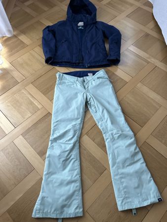 Roxy Skianzug Jacke und Hose blau hellblau Grösse S