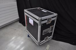 19" Flightcase 8HE auf Rollen – Robustes Rack – Double Door