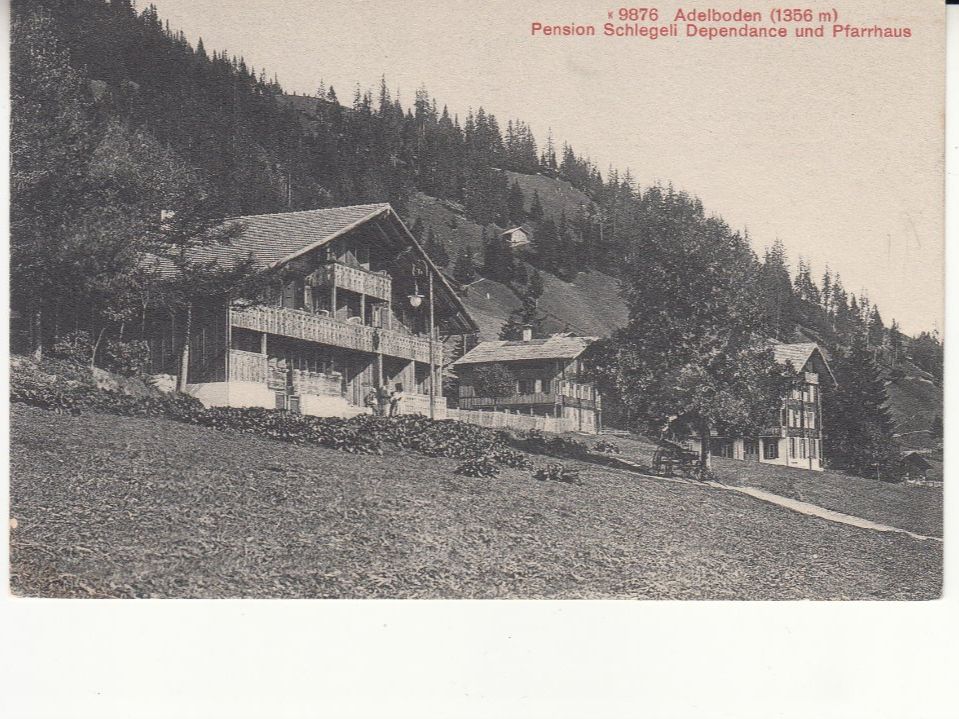 Ansichtskarten: Adelboden Schlegeli 1910 – Gebraucht aus Bürglen TG von StampGraf