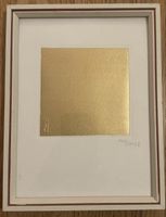Gold Kunstwerk gerahmt limitiert signiert 140/200 Pinto