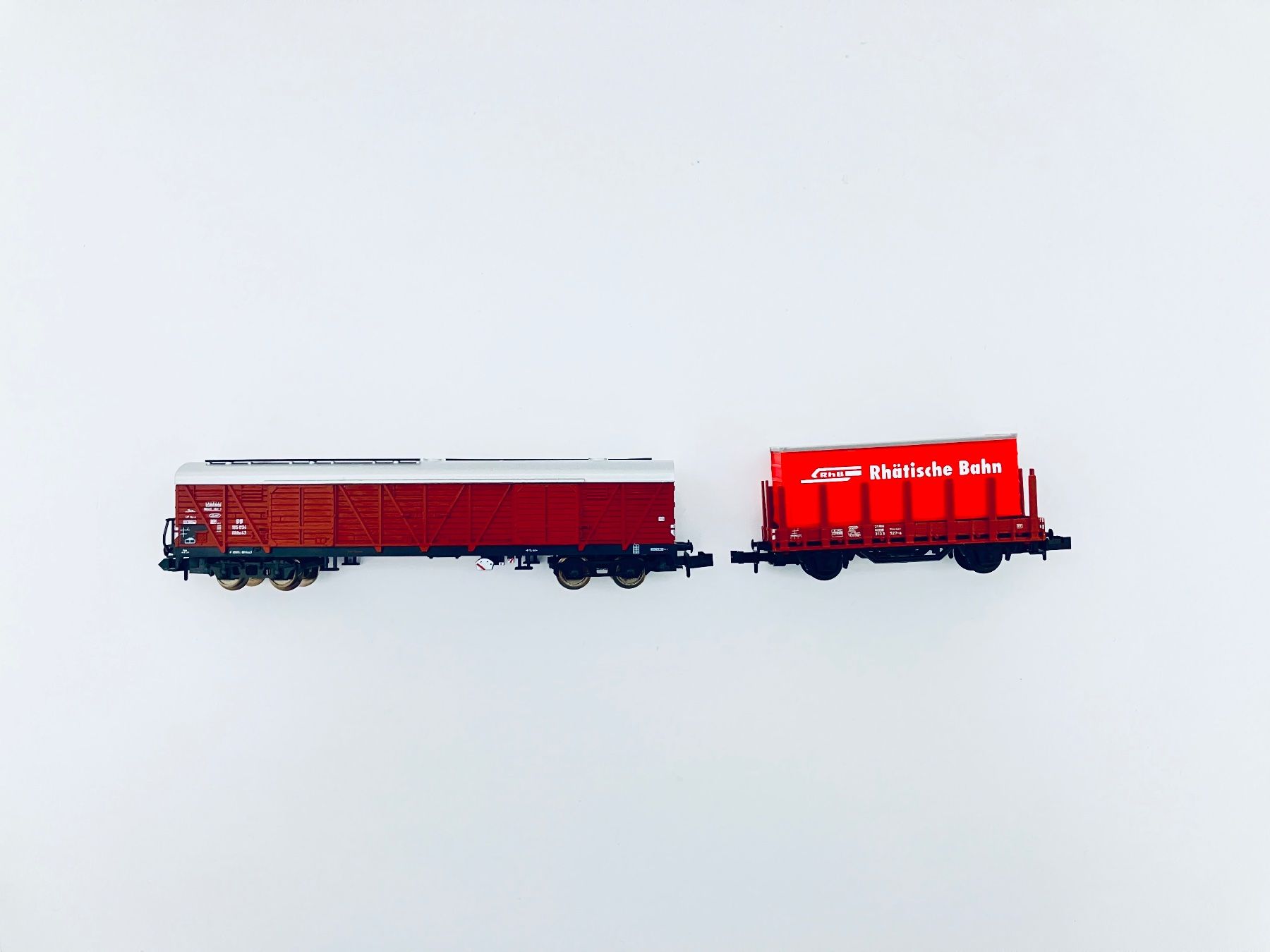 Trix Modellini di ferrovie: RhB Doppel-Komposition SPUR N – Usato da Oberbuchsiten venduto da Orsetto24 2