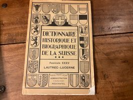 Dictionnaire Suisse, fascicule XXXV, Lautrec-Lucerne