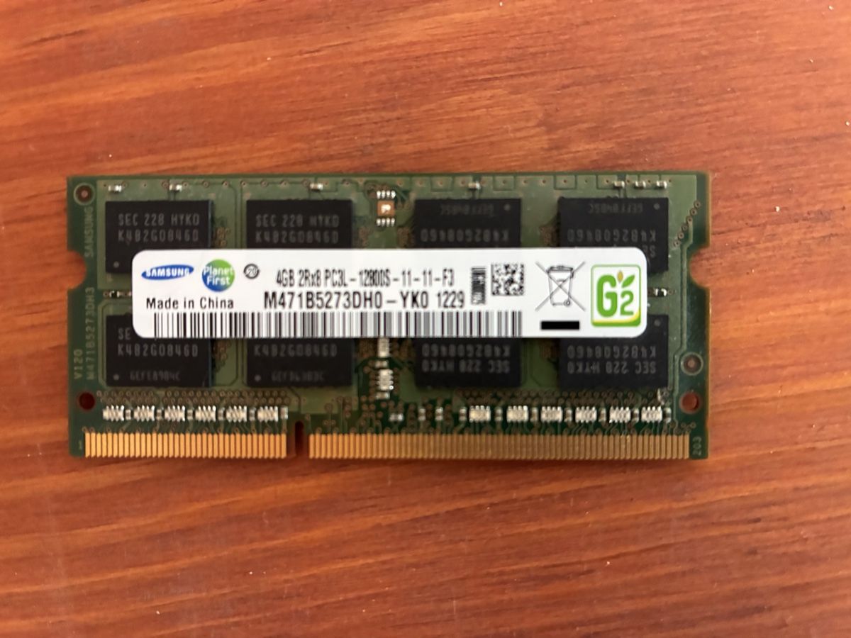 Samsung Memoria / RAM: Modulo 4Gb 2Rx8 12800s per laptop – Usato da Bioggio venduto da garderoco 1
