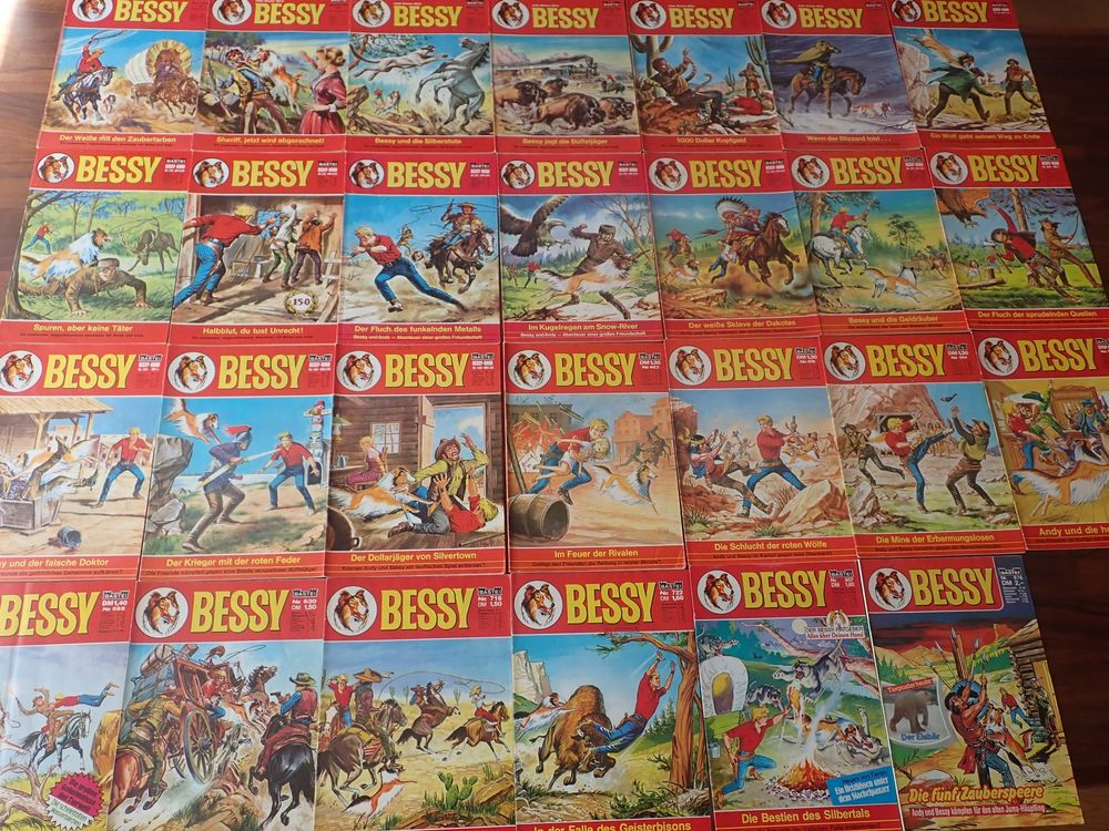 27 alte BESSY Comic Hefte BASTEI Verlag ab 1965 (Gebraucht) in ...