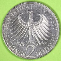 1961 / DEUTSCHLAND / 2 MARK - MÜNZE / SEHR SCHÖN ERHALTEN !