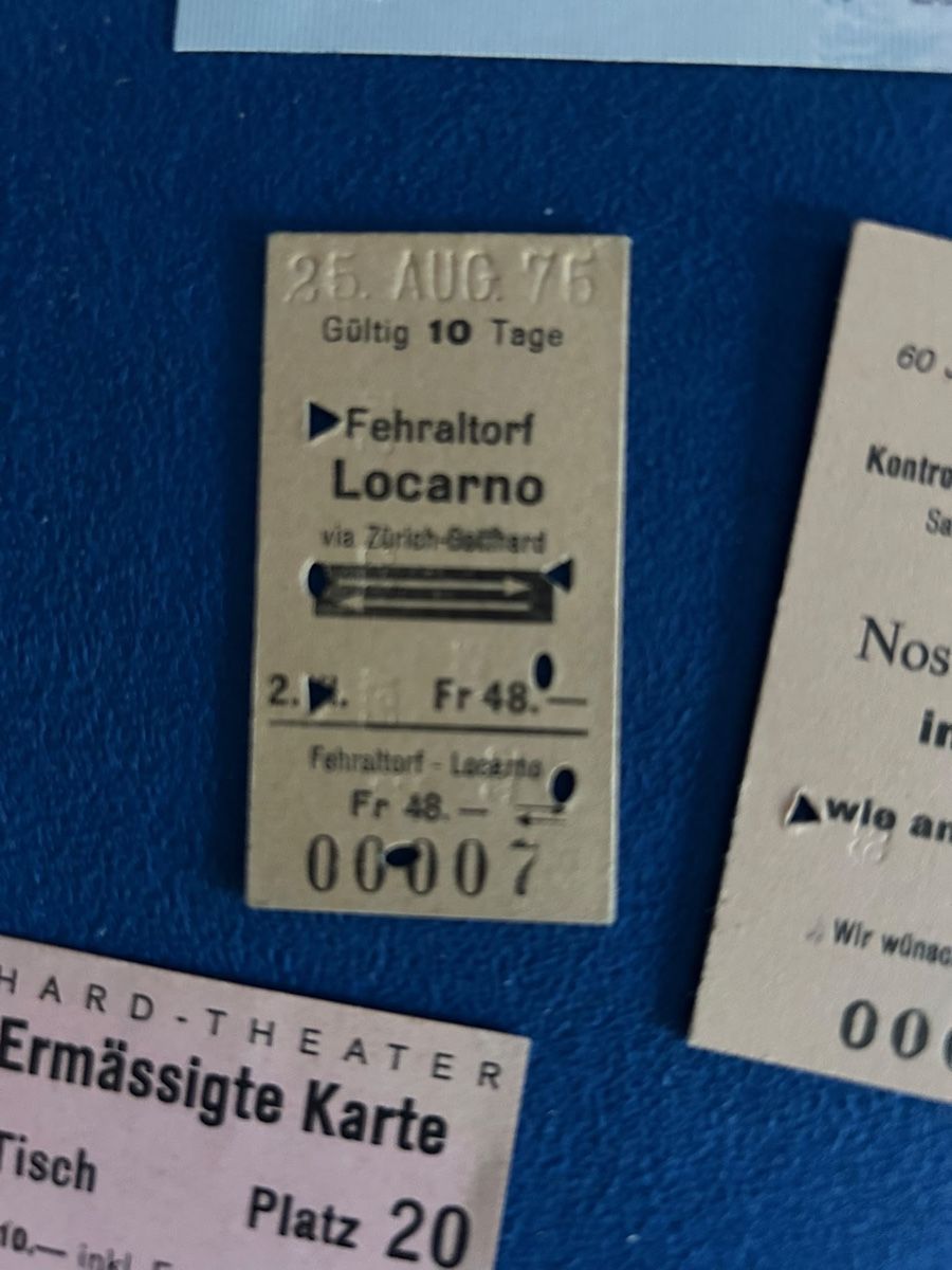 Tickets: Vintage Billette Sammlung – Gebraucht aus Neftenbach von Gioia_msc 3