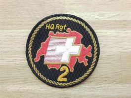 Badge HQ Rgt 2 Regiment gold