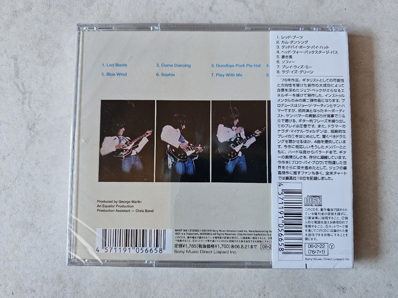 CD: Jeff Beck  -  Wired / Japan Edition Fabrikneu – Nuovo e nell'imballaggio originale da Schneisingen venduto da backstore24 1