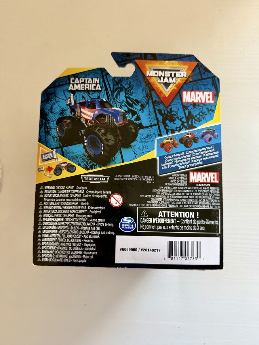 Marvel Giocattoli: Monster Jam Marvel Captain America – Nuovo e nell'imballaggio originale da Oberembrach venduto da theZaz 1