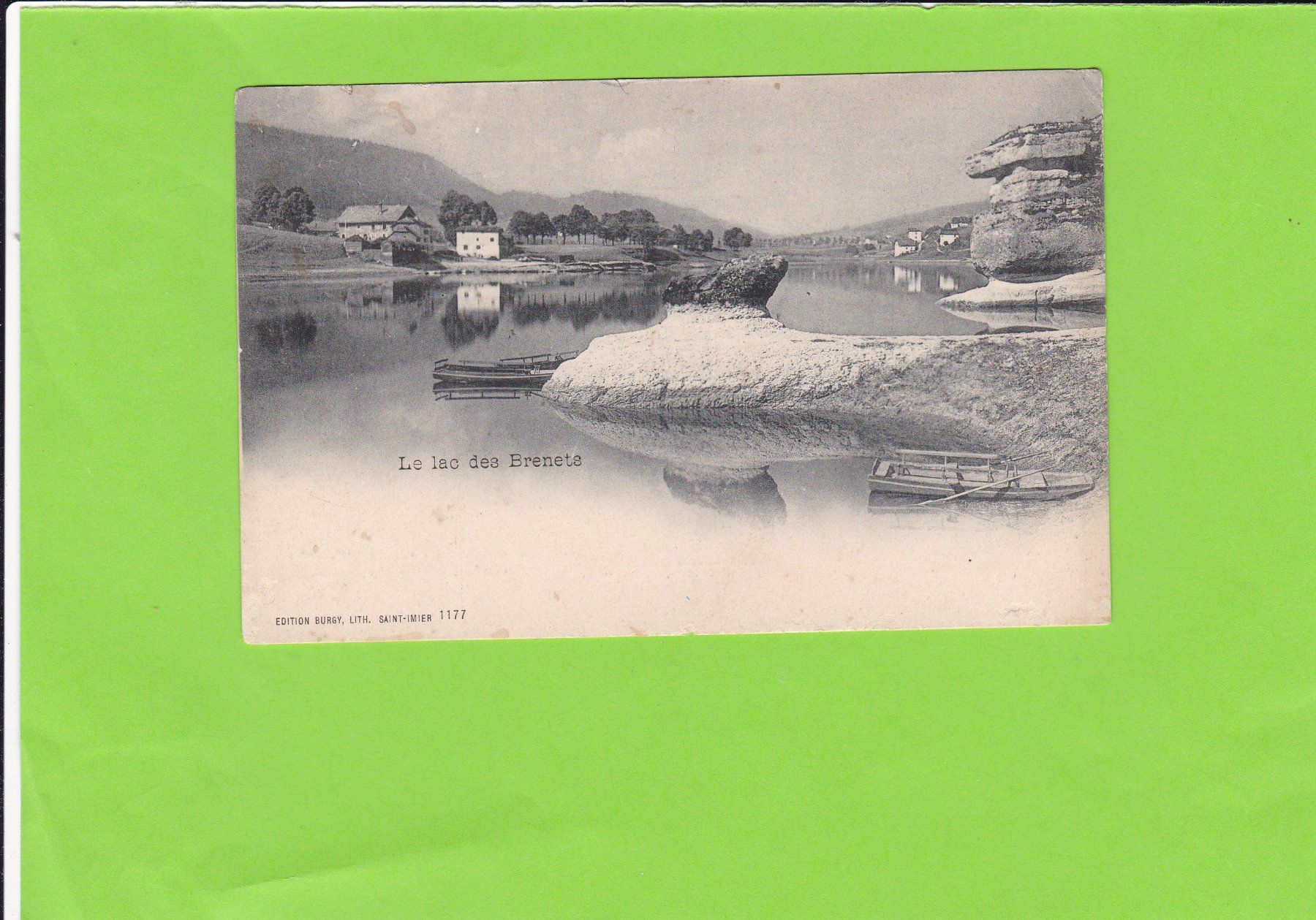 Cartoline postali: Le Lac des Brenets – Usato da St. Peterzell venduto da neckertal