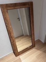 Wandspiegel mit Holzrahmen von Wolfmöbel 130x70