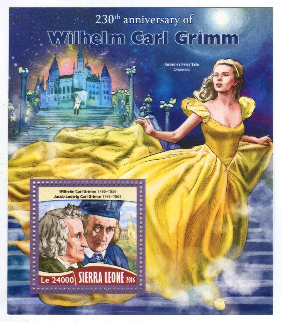 Alle Briefmarken: Block "Cinderella". Sierra Leone – Neu und originalverpackt aus Basel von Butsch5