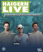 2x Haigern Live Ticket 2026 1Tages Donnerstag 23.7