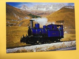 Dampf Lokomotive Furka Bergstrecke „Weisshorn“