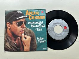ADRIANO CELENTANO rare Single Kult Innamorala incanvoltata